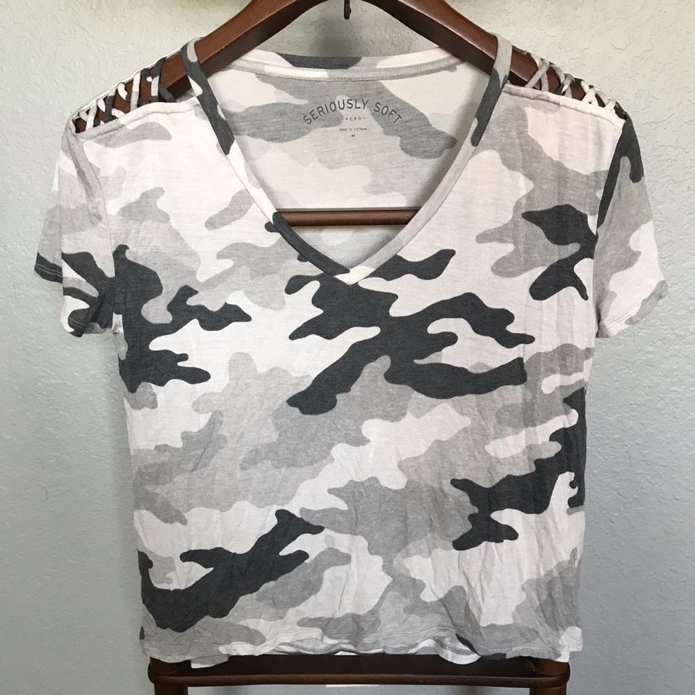 3/$20 Aeropostale Seriously Soft Aero Camo Tee